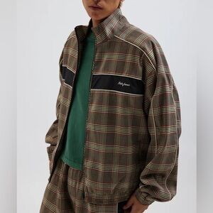 NWT iets frans... Check Track Jacket Size XS